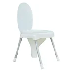 Comfort Commode Chair for Elderly - Steel & Iron Leg Options - Image 2